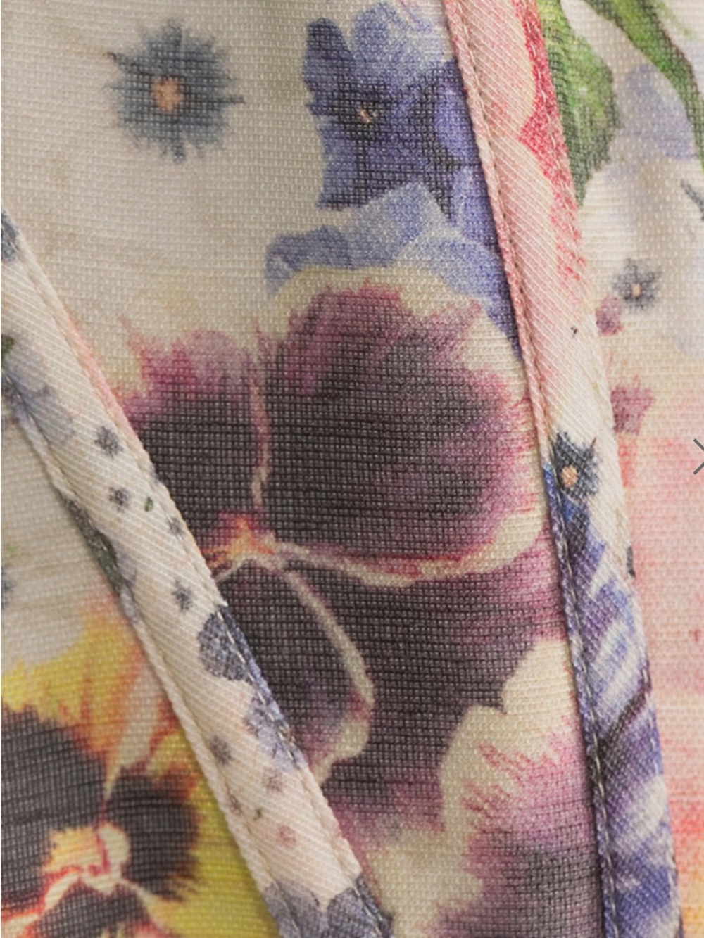 Zimmerman: Tama Corset Midi Dress In Floral Print - Picture 4 of 6